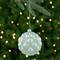 Iridescent Glass Christmas Ball Ornament - Blue - 4.5"